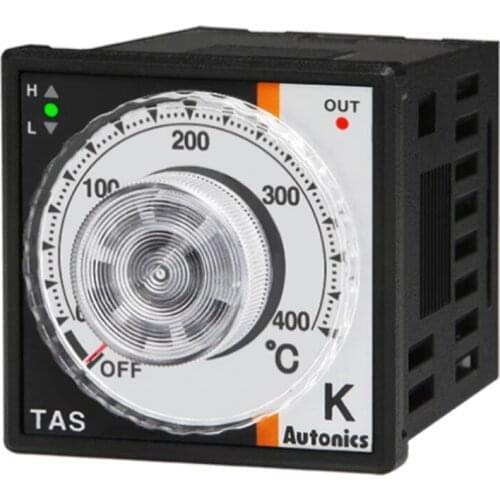 TAS-B4RK2C Temp Control, 1/16 DIN, Analog, PID Control, Relay Output, K Thermocouple, 200 C, 100-240 VAC