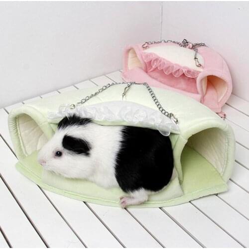 Warm Bed Rat Hammock Swing Cage Accessories Hamster Hammock Hanging Bed Sugar Glider Guinea Pig Pet Products Accessories