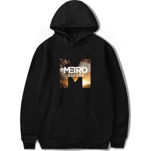 Metro Exodus Hoodies Men Women Fashion Sweatshirt Hip Hop Harajuku Hoodie Pullover Oversized Streewetar Sweatshirts Tops Hoodies