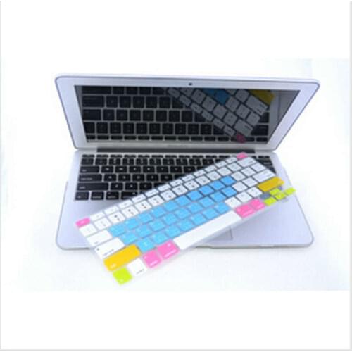 Wubi Root Rainbow Silicone Keyboard Skin Protector Cover Guard for Apple Macbook Pro Air Retina 13 15 17 for Mac book 13 15