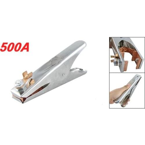 500A Crocodile Alligator Clip Welding Ground Earth Clamp Metal Copper Discount