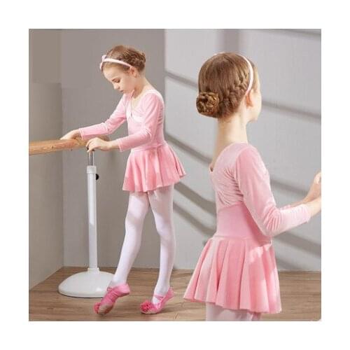 Girls Gold velvet Ballet Tutu Child Swan Lake Costume Red Ballet Dress for Children Pancake Tutu Girls Dancewear