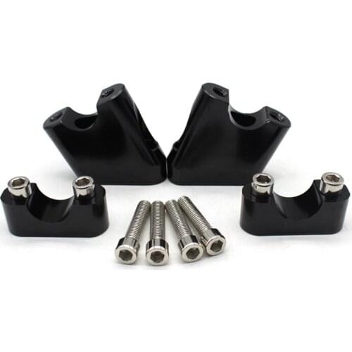 22MM 7/8" Off Road Motorcycle Bar Clamps Raised Handlebar Handle Bar Risers For BMW KTM Harley Honda Suzuki Kawasaki