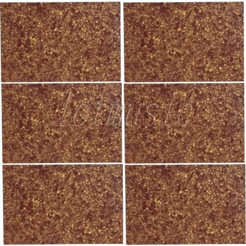 6Pcs Celluloid Pickguard Plate Material Guitar Bass Body Project 3Ply 43X29cm High Quality