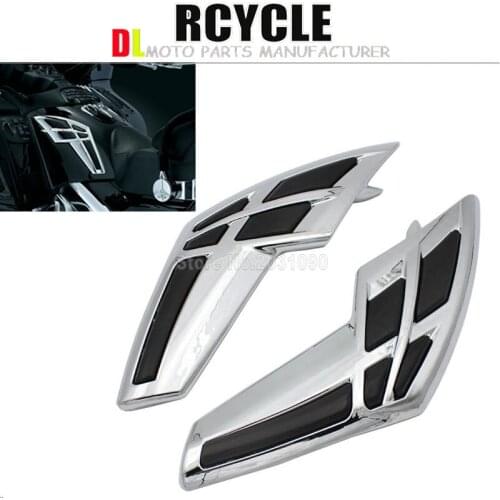 ABS Motorcycle Accessories Gas Tank Side Trim Insert Cover Panel Fairing Cowl For Honda Goldwing 1800 GL1800 2001-2011