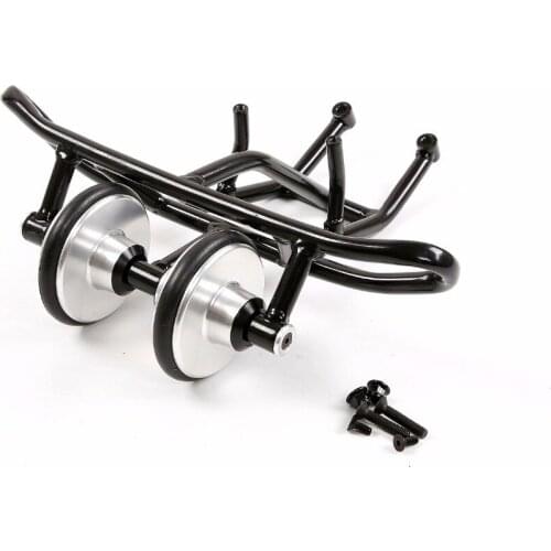 Rear wheel bar wheelie bar with Double wheel For HPI BAJA 5B KING MOTOR ROVAN