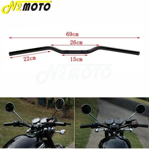 Motocross Black 7/8" 22MM Handle Bar Handlebar For CRF YZF KLX RMZ EXC WR TTR TE Honda Suzuki Yamaha Ducati Enduro Dirt Pit Bike