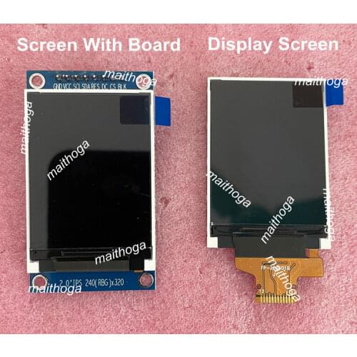 IPS 2.0 inch 12P/8P SPI TFT LCD Display Color Screen (Board/No Board) ST7789 Controller 240(RGB)*320