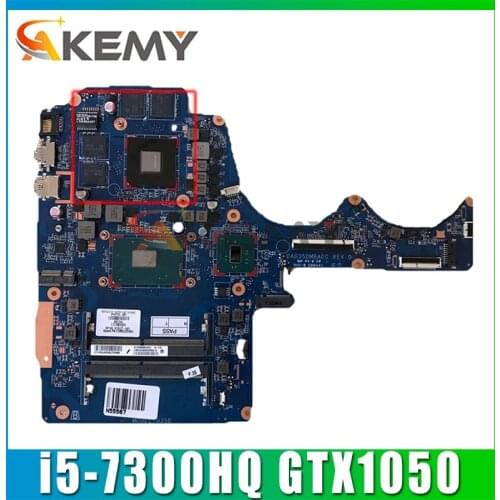 DAG35DMBAD0 15-BC motherboar For HP 15-BC 15-AX Laptop Motherboard i5-7300hq CPU GTX1050-2GB 100% original