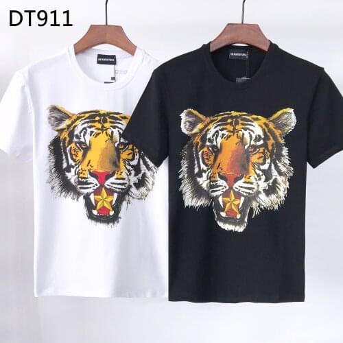 DSQ PHANTOM TURTLE 2021summer new t-shirt men fashion print 100% cotton tees breathable quality tees DT911
