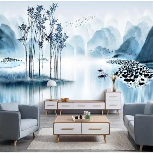 Elegant landscape painting wall background professional production mural factory wholesale wallpaper mural poster photo wall