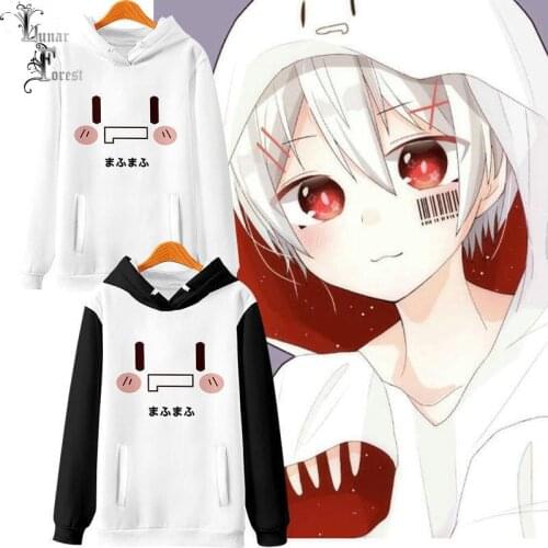 Nico Mafu Mafu Face 3D Printing T-shirt Fashion Round Neck Long Sleeve Popular Japanese Streetwear Plus Size