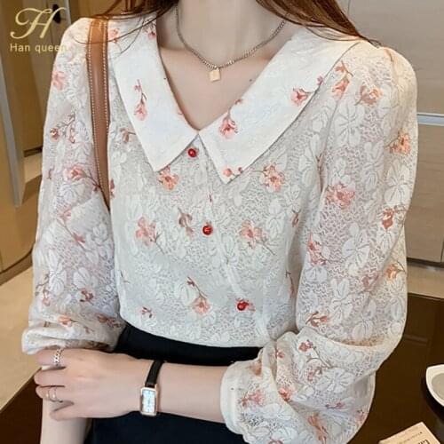 Кружевные блузки H Han Queen China At AliExpress