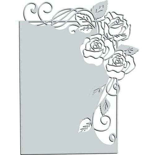 InLoveArts Rose Flower Frame Metal Cutting Dies for Card Making Scrapbooking Embossing Die Cut Stencil Craft New 2020 Craft Dies