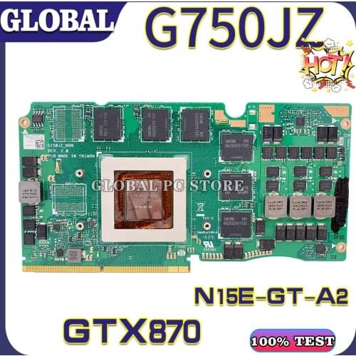 KEFU for ASUS laptop MXMIII VGA Video Card Graphic card G750JZ G750J mainboard 100% test OK GTX870M