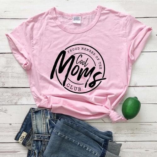 Cool mom mother days gift graphic women fashion grunge tumblr pure cotton t shirt young hipster tees vintage slogan tops L559