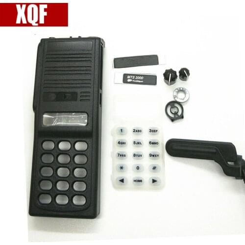 XQF oppxun EW Complete Radio Service Parts Front Case Housing Cover Refurb Kit for Motorola walkie talkie MTS2000 MTX838 Radio