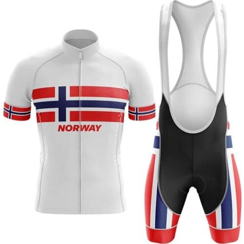 Norway Cycling Sets Bike uniform Summer Cycling Jersey Set Road Bicycle Jerseys MTB Bicycle Wear Breathable Cycling Clothing