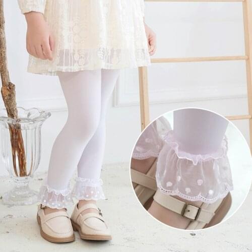 Summer Girls Anti-balloon Meteor Lace Pants Spring and Autumn Baby Mosquito Socks Childrens Princess Socks Wear Long Pants