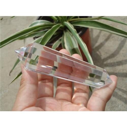 120g BEST TOP! 12-Sided Very Rare Double Terminated Crystal Wand Point