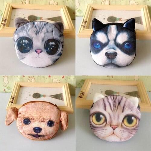 Free ship!1lot=30pc! Super simulation 3D cartoon cute animal purse /mini storage bag/ wallet/small pouch/storage bag
