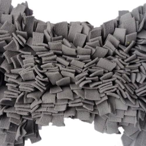 P15D Bone Shaped Pet Dog Snuffle Mat Nose Smell Training Blanket Sniffing Pad Slow Feeding Bowl Food Dispenser Carpet