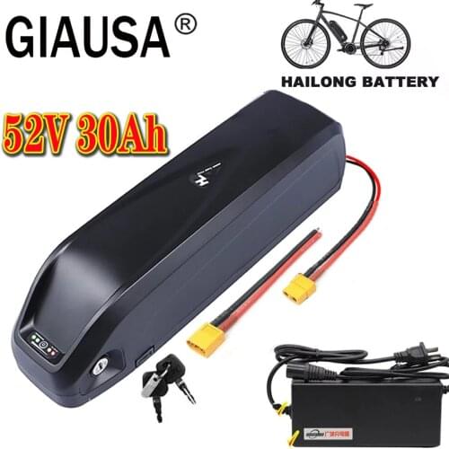 Original 52V Battery 30AH 52V Ebike Battery Hailong Electric Bike Battery 30A 500W750W 1000W 18650 Cell BBS02 BBS03 BBSHD Bafang
