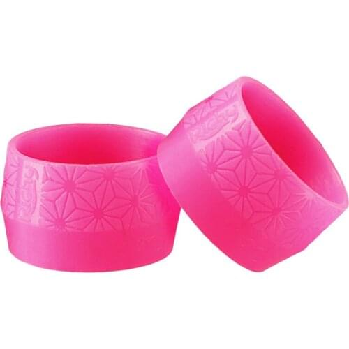 A Pair Bike Silicone Plug Rubber Anti-Skip Road Bike Plugs For Bar Tape Waterproof Wear Resistant Oudoor Strap Silicone Ring