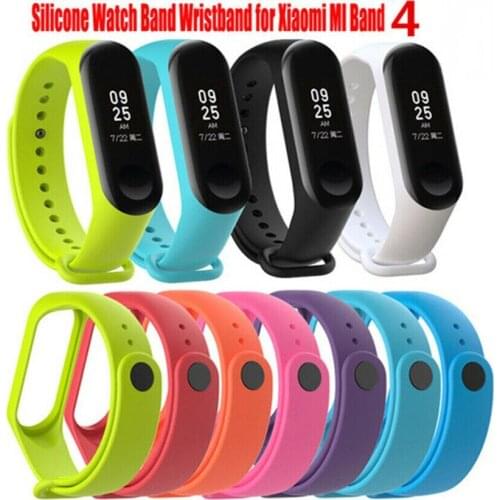 For Xiaomi MI Band 3 Wrist Band Strap Replacement Bracelet Watch Silicone Rubber Sports Soft For XIAOMI MI Band Strap Wristband