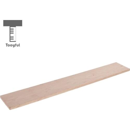 Tooyful Maple Unfinished Electric Guitar Fretboard Marker DIY Blank Plate Luthier Tool