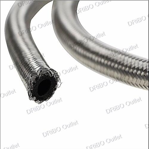 10 AN 10 Universal fuel hose / Oil hose/oil pipe / fitting hose Kit Stainless Steel Braided hose