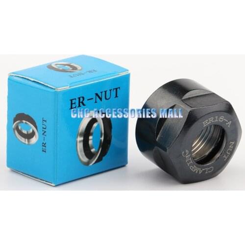2pcs ER16 clamp nut ER16A Spindle Nut for ER COLLET, CNC collet chuck Nuts