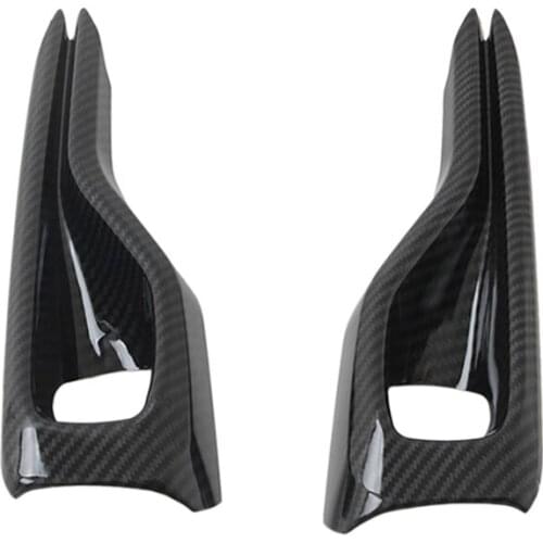 2Pcs Front Foglight Lamp Cover Trim Frame Exterior Accessories for Ford Focus 2019 2020 ST-Line