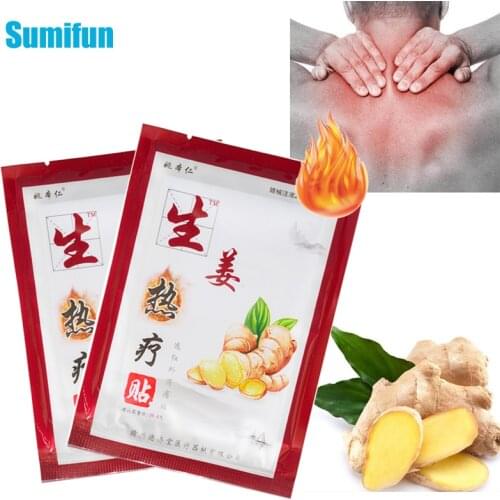 36pcs Ginger Extract Analgesic Hot Patch Knee Pain Relief Rheumatism Arthritis Muscle Joints Hypertherm Sticker Medical Plaster