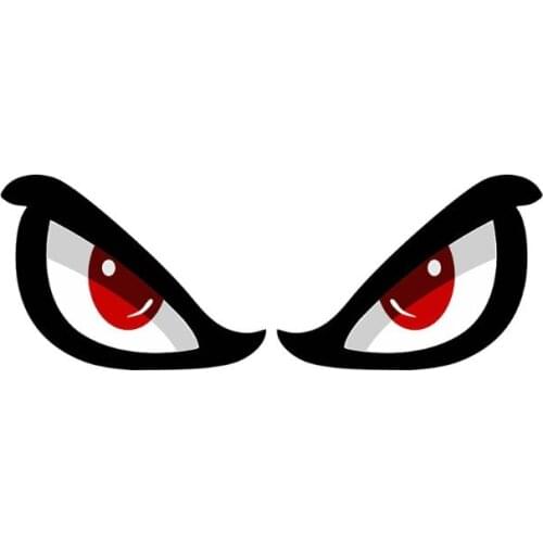 3D Simulation Shark Pattern Sticker Eye Rearview Mirror Car Reflective Sticker Motorcycle Sticker Q9QD