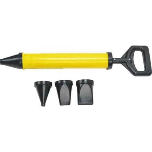 4 Nozzles Diy Manual Cement Lime Caulking Gun Pointing Brick Grouting Mortar Sprayer Applicator Tool Set Gardening Paving Mold