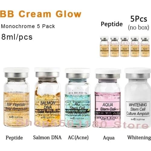 5pcs Stayve BB Cream Glow Natural Microneedling Serum Whitening Concealer Stem Cell Ampoule Brightening Anti-wrinkles Skin Care
