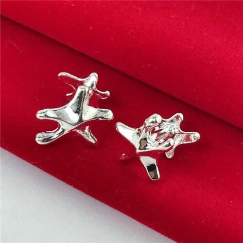 925 Silver Cufflinks Starfish Buttons Fashion Jewelry Gifts