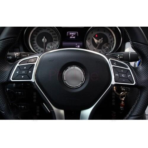 Accessories For Mercedes Benz For Mercedes Benz A B E Class E260L GLK300 GLA220 Steerling Wheel Trim Car Styling