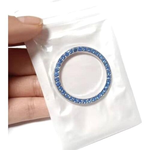 Car one-button start switch rhinestone ring decoration car sticker for Honda CRV Accord Odeysey Crosstour FIT Jazz City Civic JA