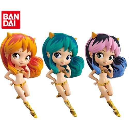 Bandai Genuine Q Posket Urusei Yatsura Lum Lamu Limited Edition Anime Action Figures Collectible Model Ornaments Toys for Kids