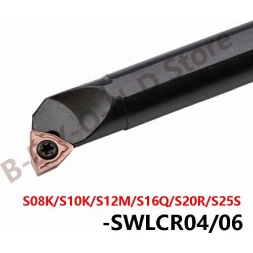 BEYOND S08K-SWLCR04 S10K-SWLCR04 S12M-SWLCR04 S16Q-SWLCR06 S20R-SWLCR06 S25S-SWLCR06 WCMT06 WCMX04 Turning Lathe Tool Holder
