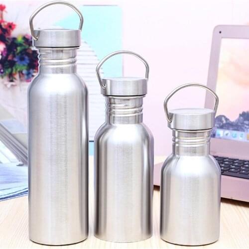 350/500/750ml Portable Single Stainless Steel Travel Jug Water Bottle Kettle Water Cup Drinking Bottle for Outdoor Sports