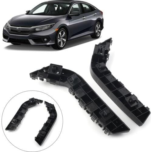 For Honda Civic 2017 2018 2019 Car Front Bumper Retainer Bracket Support Holder 71193-TEA-T01 71198-TEA-T01 2Pcs
