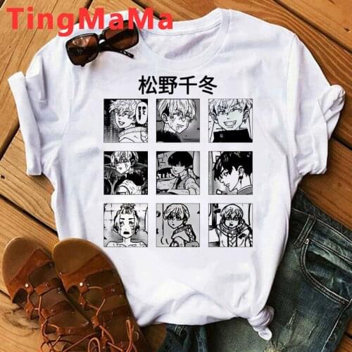 Hot Japanese Anime Tokyo Revengers T Shirt Men Kawaii Summer Tops Cartoon Sano Manjiro Graphic Tees Unisex Harajuku T-shirt Male