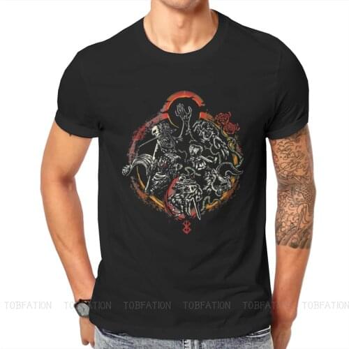 Cool Harajuku TShirt Berserk Guts Griffith Behelit Manga Style Tops Casual T Shirt Men Short Sleeve Special Gift Clothes