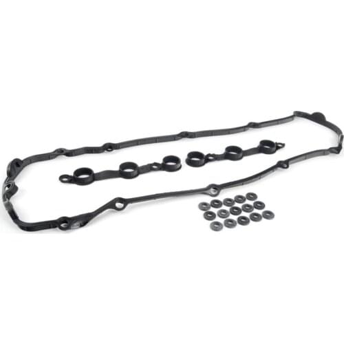 Valve Cover Gasket Set+15 GROMMETS KIT 11120030496 for BMW E39 E46 E53 E60 320i 325i 325xi 330i 330xi 320Ci
