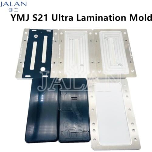 SM S21 Ultra YMJ Laminating Mold LCD Glass OCA Touch Repair S21U S21 U SM-G998 Display Screen Lamination Mould Rubber Mat