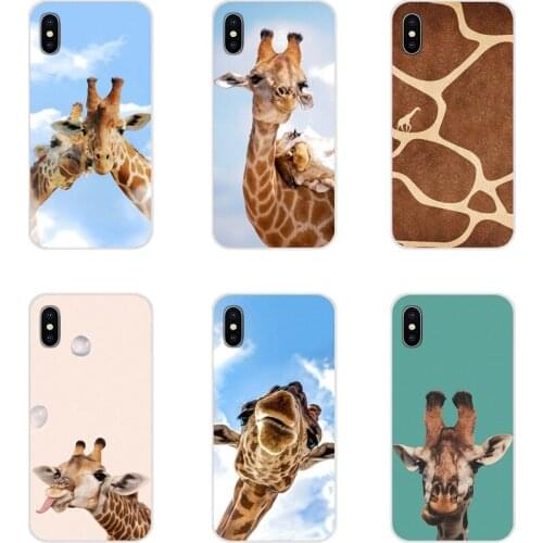 Giraffes Cute Animal Accessories Phone Cases Covers For Samsung Galaxy S2 S3 S4 S5 Mini S6 S7 Edge S8 S9 S10E Lite Plus