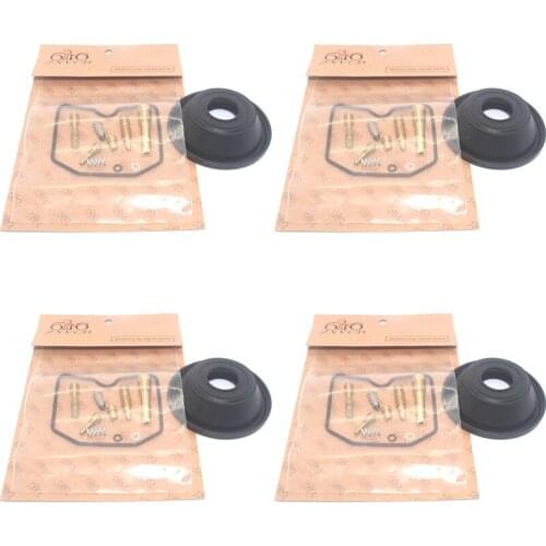 4set for ZRX1200 /R/S 2001-2003 ZRX 1200R 1200S Motorcycle carburetor repair kit vacuum diaphragm